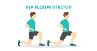 Kneeling hip flexor stretch