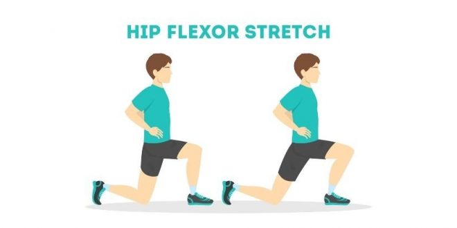 Kneeling hip flexor stretch