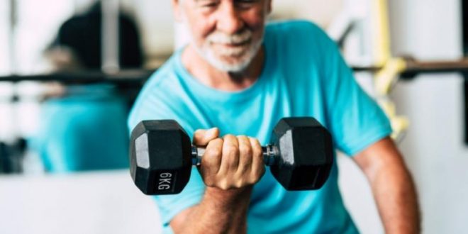 Dumbbell workout for over 60